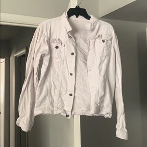 White Jean Jacket